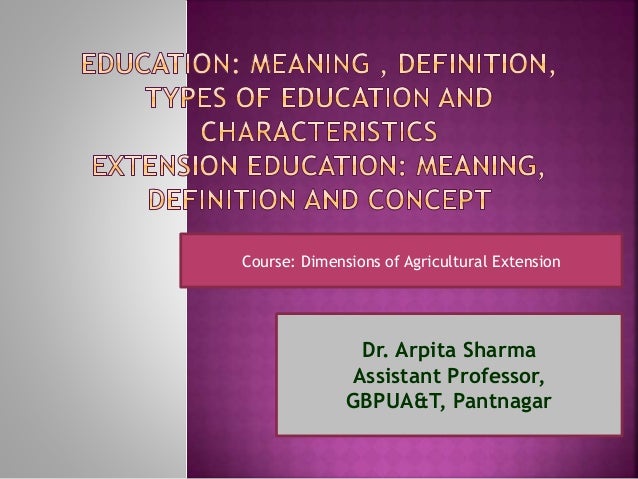 definition essay on education