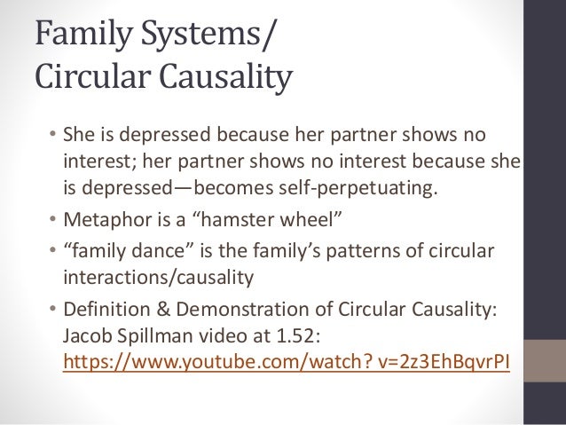 example of circular causality