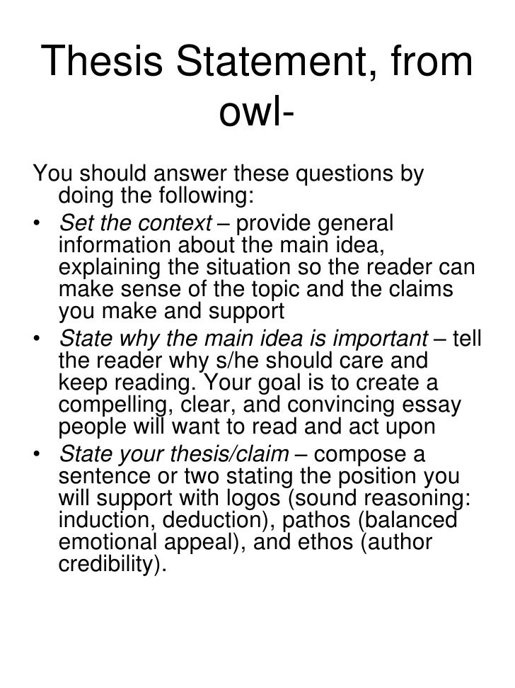 writing a clear thesis statement writing a clear thesis statement