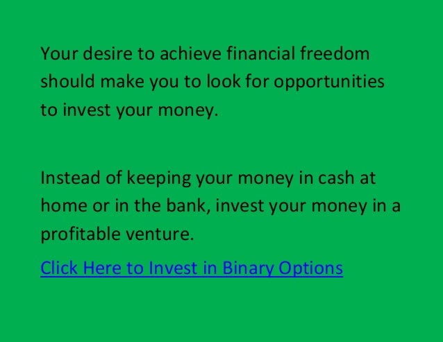 Trade binary options success