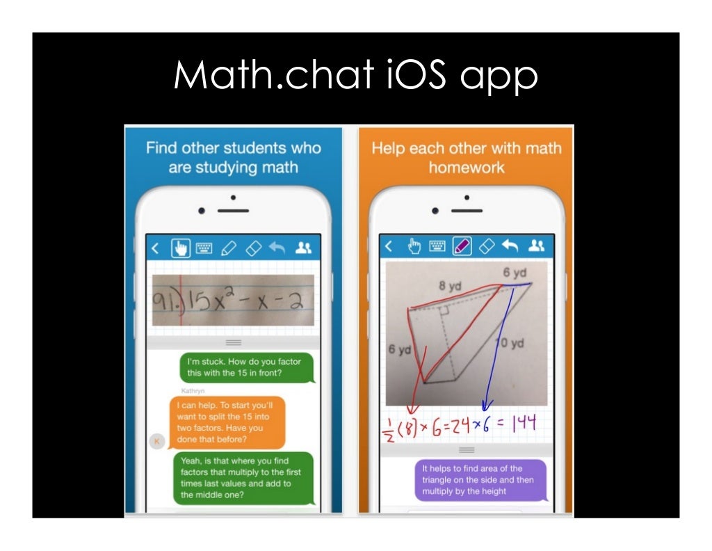 Math.chat iOS app