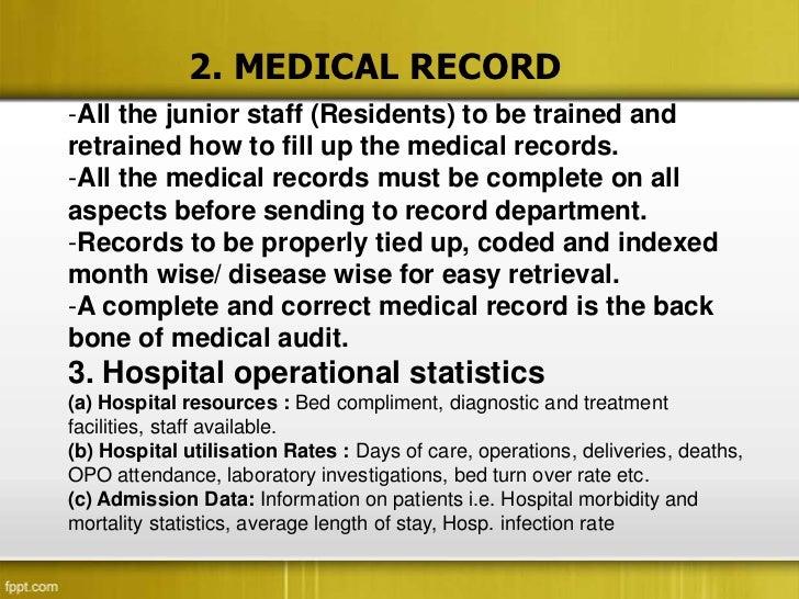 Medical Records Auditor