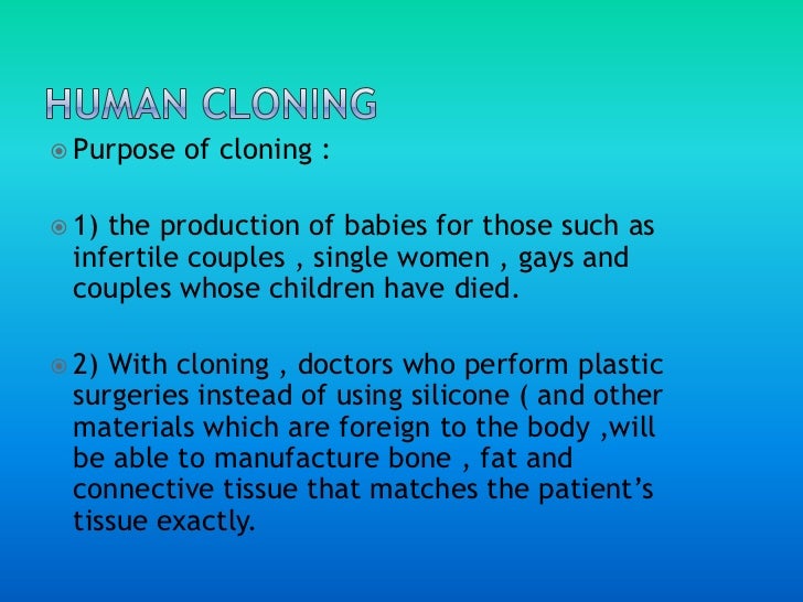 Cloning