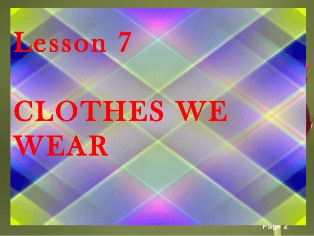 Season dress lesson