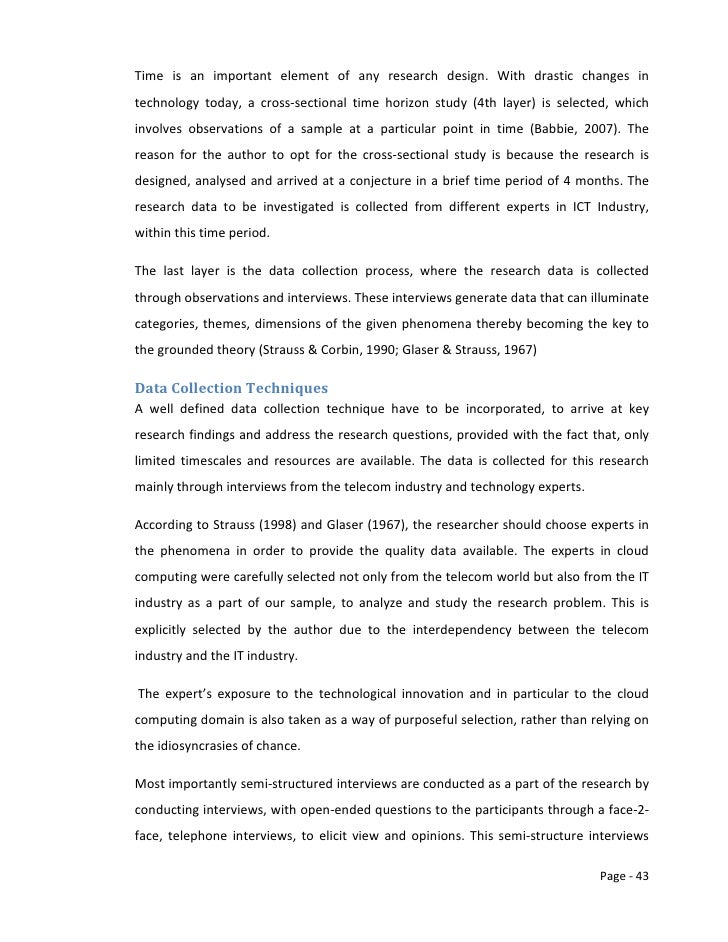 Dissertation on telecom industry