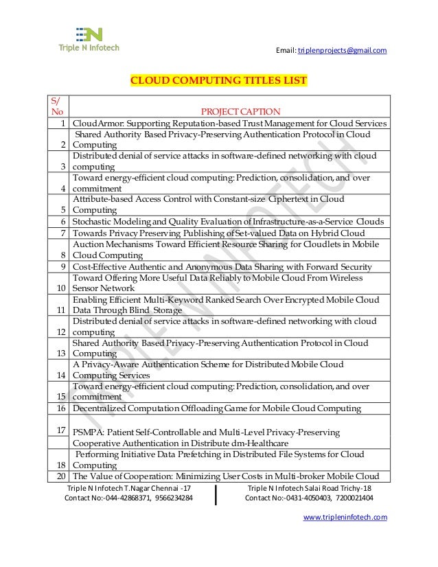 Terrorism Essay In English Business Essay Topics also Example Of A Essay Paper Cloud Computing Essay Titles High School Entrance Essay