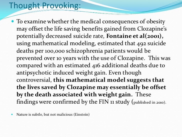 Clozapine Drug Levels