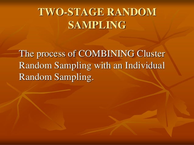 cluster sampling in research cluster sampling in research