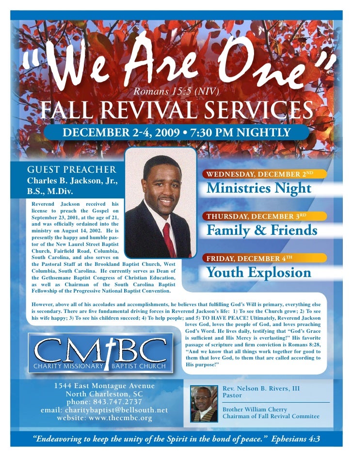 fall revival flyer revival flyers