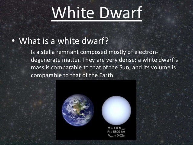 White Dwarf Neutron Star 106