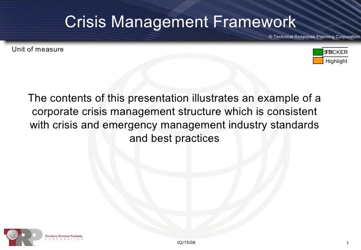 crisis examples