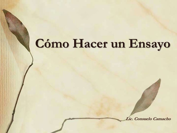 ENSAYO EN LITERATURA ensayo en literatura: