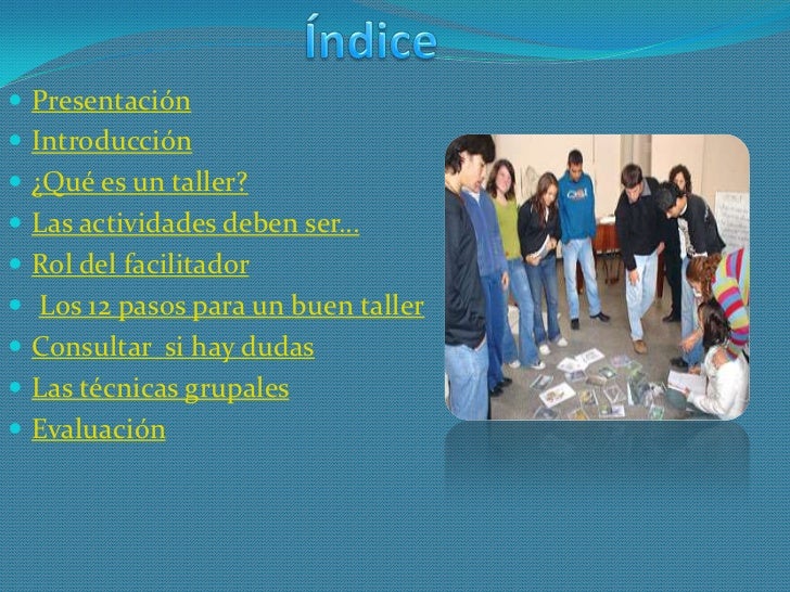 Cómo hacer un taller educativo