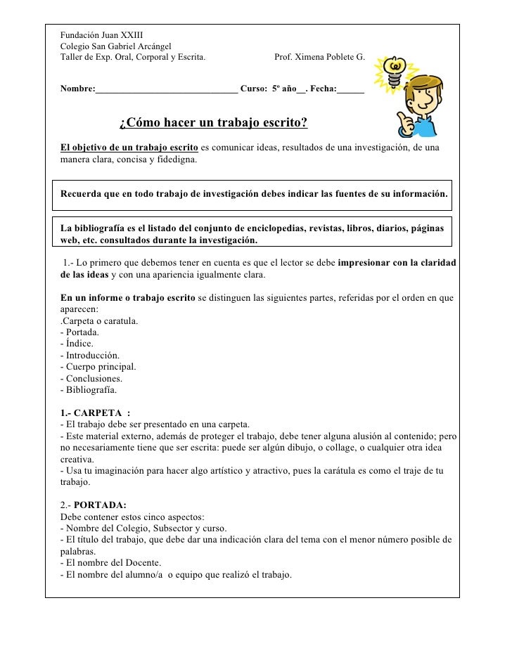 COMO SE ELABORA UNA FICHA DE TRABAJO como se elabora una ficha de trabajo: