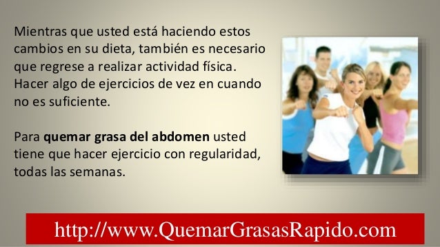 como quemar la grasa corporal rapido Como quemar la grasa corporal rapido solucin