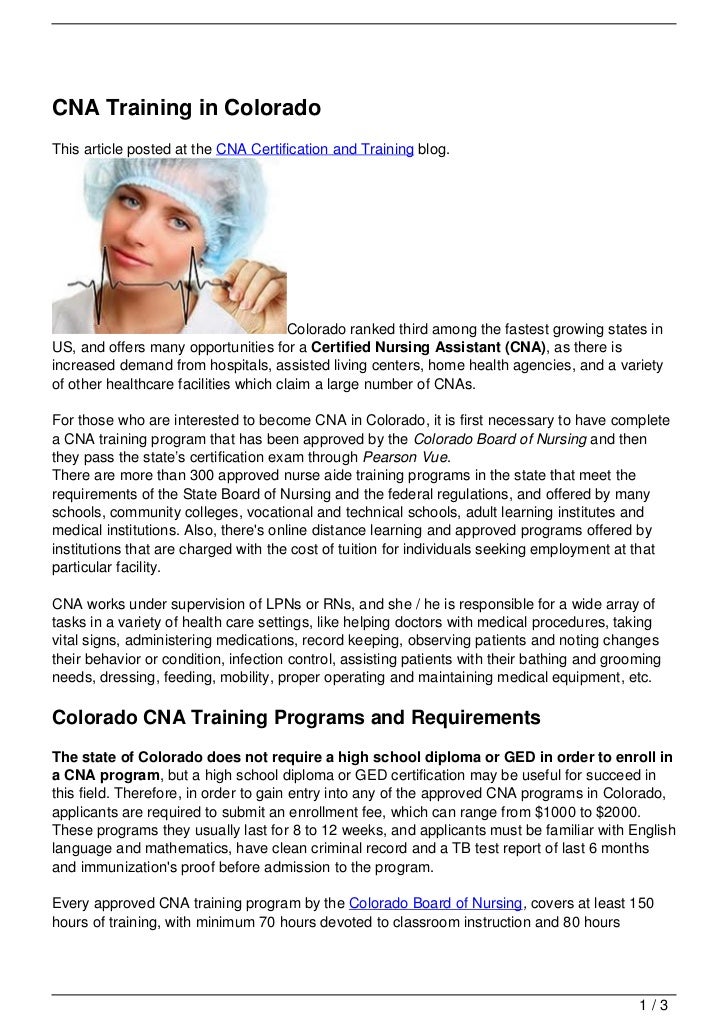 cna test colorado cna test colorado