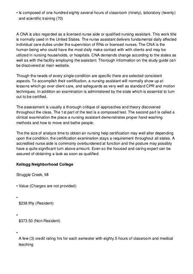 nurses aid guide study