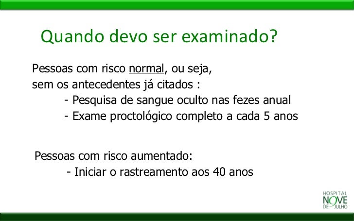 Dieta para fazer exame de sangue oculto nas fezes