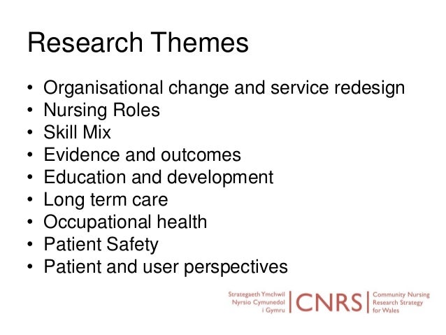 Community nursing research strategy