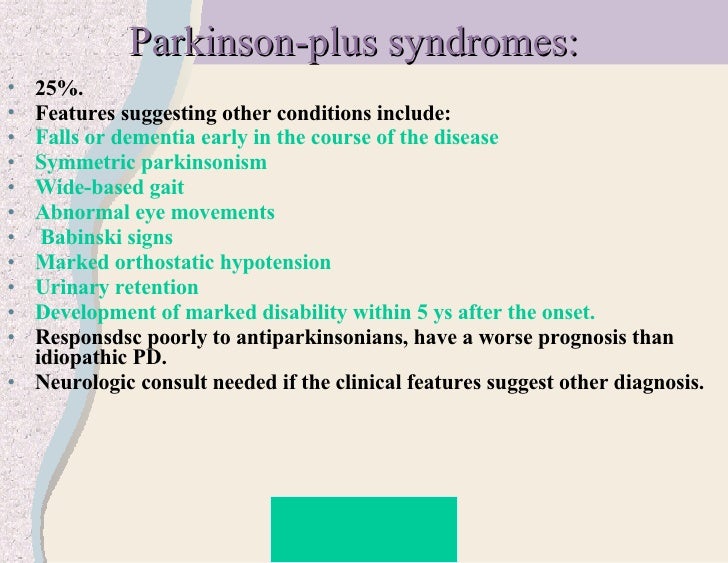 Parkinsonism
