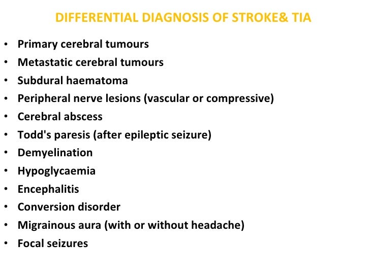 Cns Stroke 5th Class.