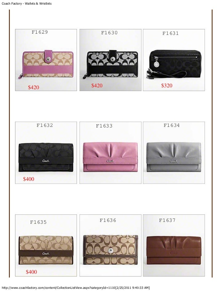 coach wristlets $420