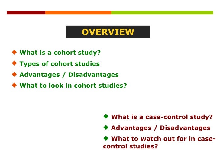 Difference Between Cohort And Case Control Study