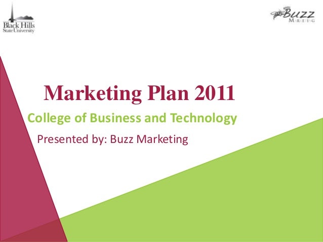 BHSU College of Business Marketing Plan 2011