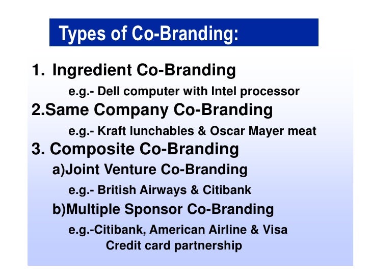 Co Branding co-branding