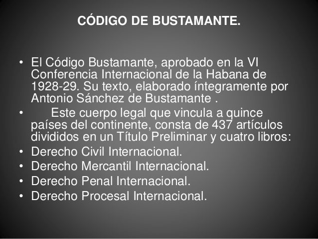 Proceso de codificación del Derecho Internacional Privado