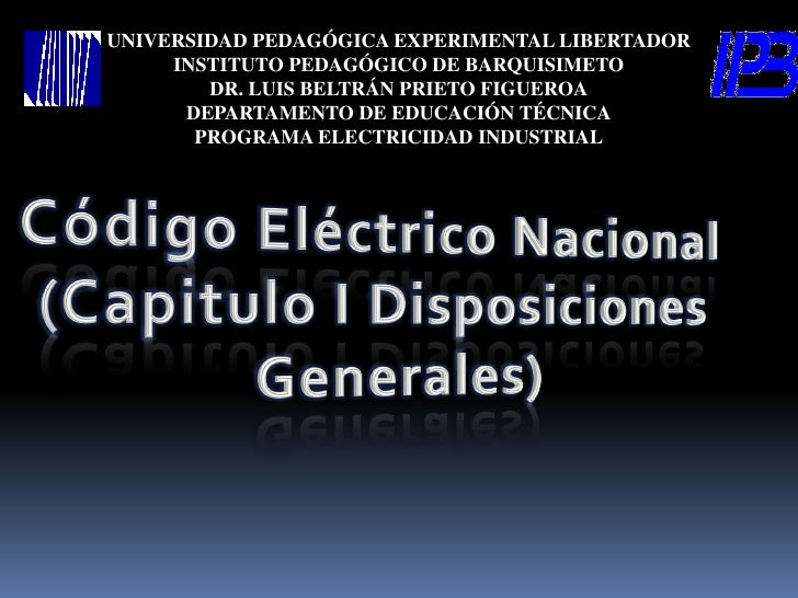 CODIGO NACIONAL ELECTRICO codigo nacional electrico: