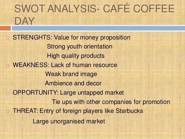 swot analysis of barista swot analysis of barista