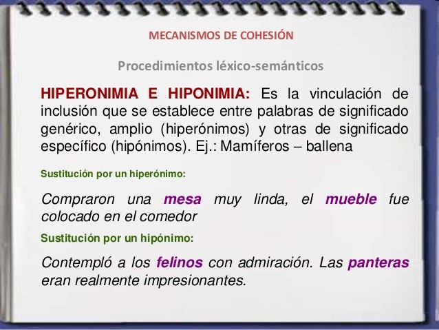 PALABRA GENERALIZADORA: Son vocablos que
tienen un significado propio pero muy amplio, más
extenso que los hiperónimos, po...