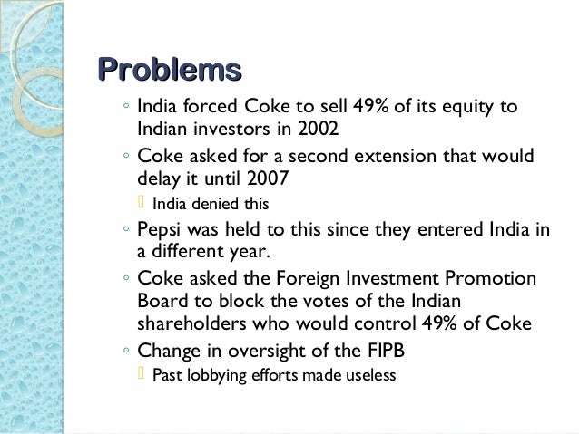 coke pepsi learn to compete Coke and pepsi learn to compete in india 1 the political environment in india has proven to be critical to company performance for both pepsico and coca-cola india. coke pepsi learn to compete Coke and pepsi learn to compete in india 1 the political environment in india has proven to be critical to company performance for both pepsico and coca-cola india.
