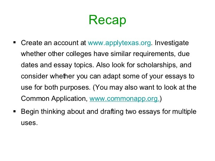 Common app essay questions 2012 13