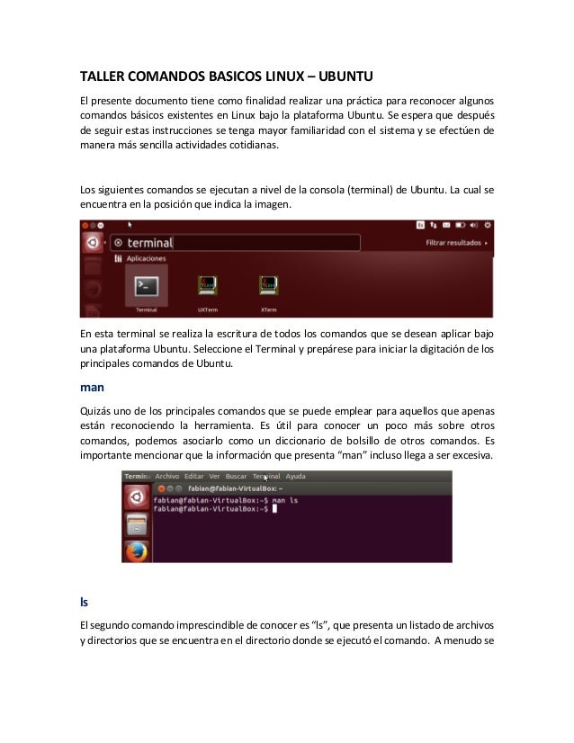 Linux Comandos Bsicos Pwd Mkdirlscdrmdirrm Touch