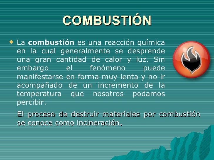 Combustion Combustion