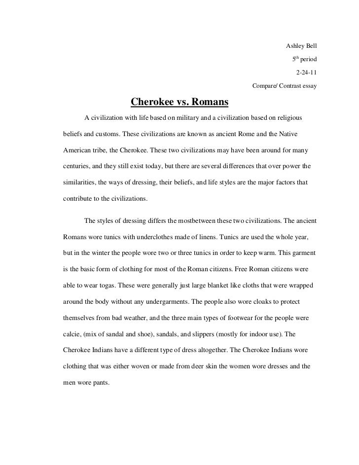 Essay Lab How to Write a Compare-and-Contrast Essay - eNotes com