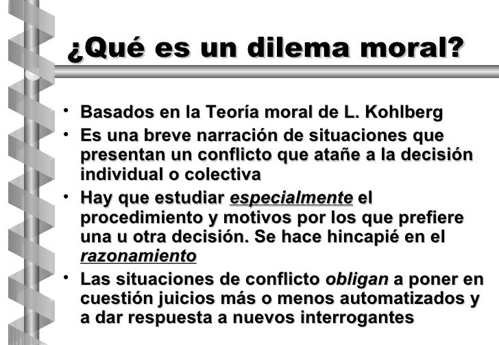 Comentario De Texto Y Dilemas Morales