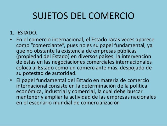 Tema 2. II. Objetos del Comercio Internacional Contemporáneo. III.