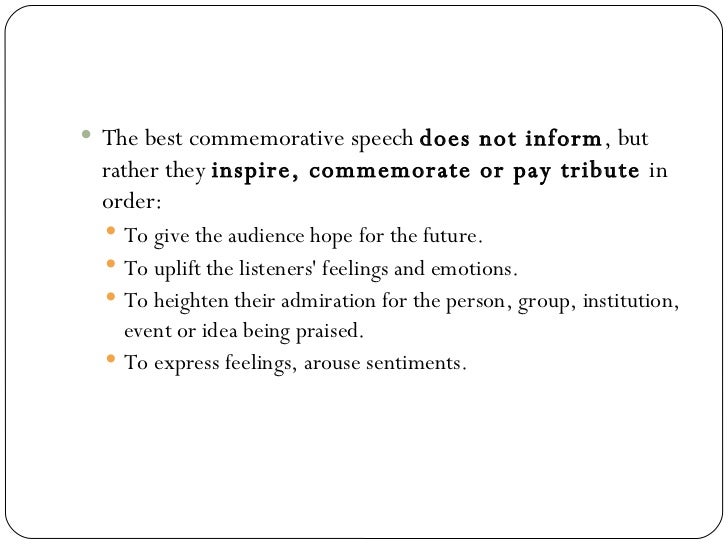 Tribute speech guidelines   google docs