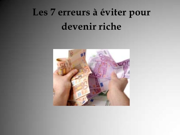 comment devenir riche en 1 an