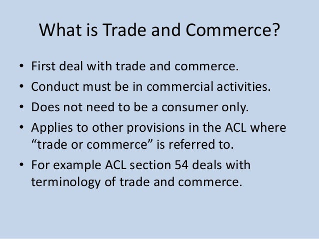 To trade definition