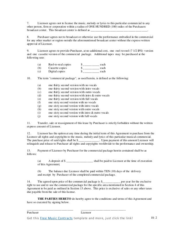 How to Write a <strong>Contract</strong> for a <strong>Band</strong> for Your Wedding ... Music band contract agreement template