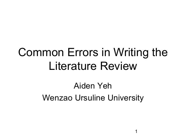 Common errors in english essay writing