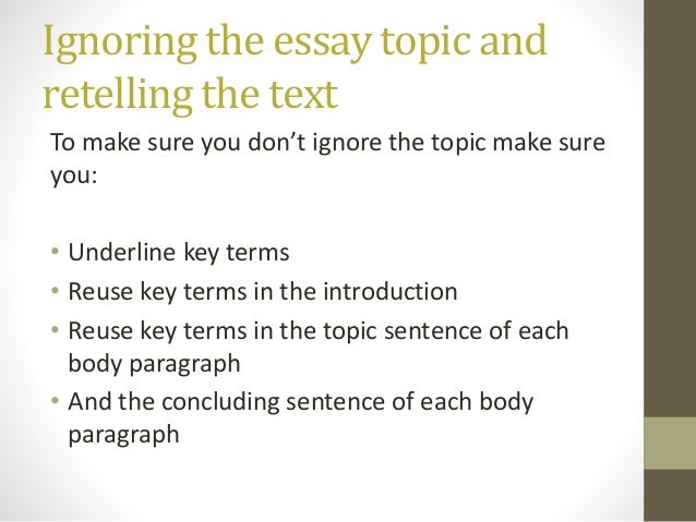Common mistakes in essay writing