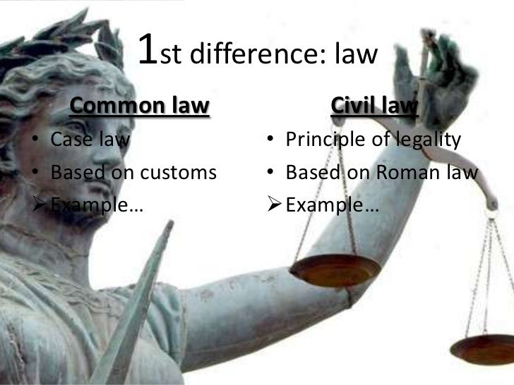 Common Law Vs Civil Law