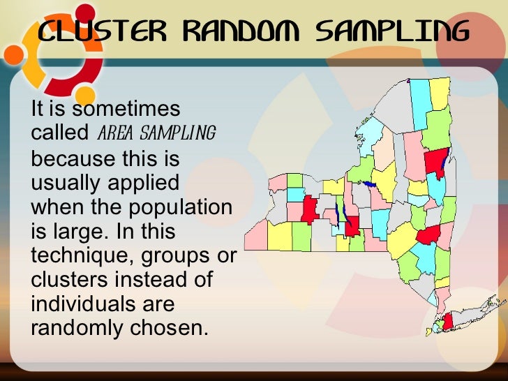 What is cluster sampling in research methods