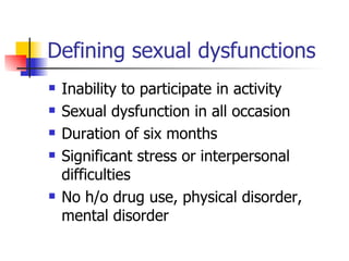 Common Sex Problems Female PPT