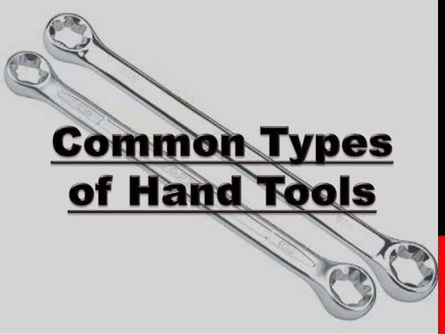 Common hand tools in woodworking